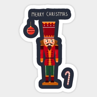 Nutcracker Illustration Sticker